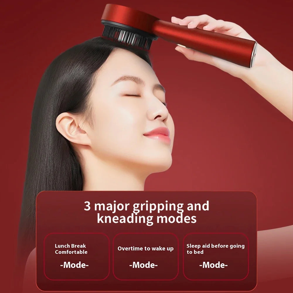 Revitalize Your Hair with our Head Massager - Vibration Comb with Red Light Therapy for Hair Growth and Scalp Care