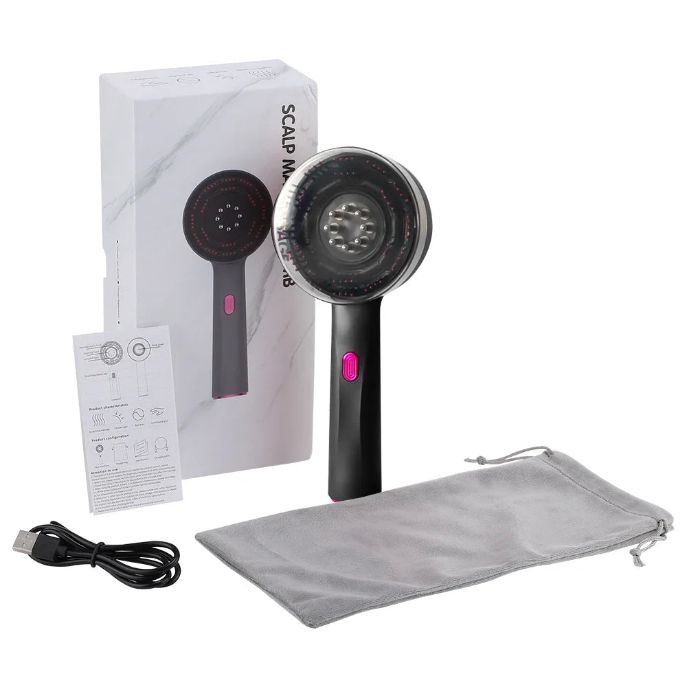 Revitalize Your Hair with our Head Massager - Vibration Comb with Red Light Therapy for Hair Growth and Scalp Care