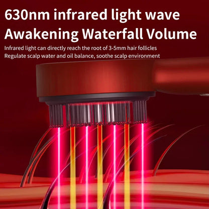 Revitalize Your Hair with our Head Massager - Vibration Comb with Red Light Therapy for Hair Growth and Scalp Care