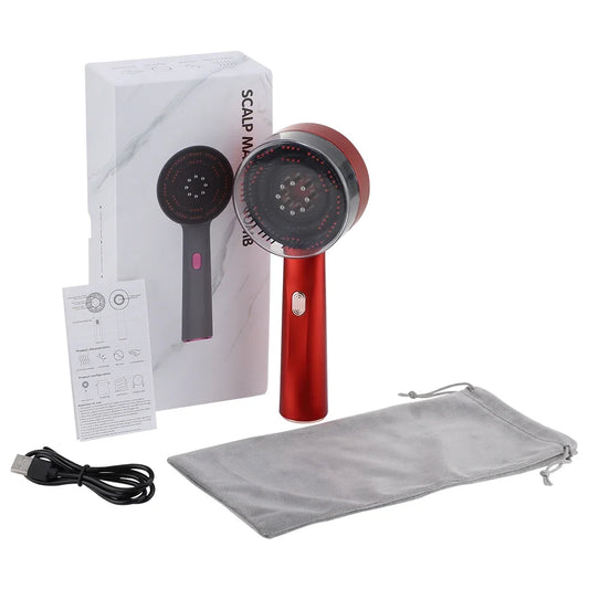 Revitalize Your Hair with our Head Massager - Vibration Comb with Red Light Therapy for Hair Growth and Scalp Care
